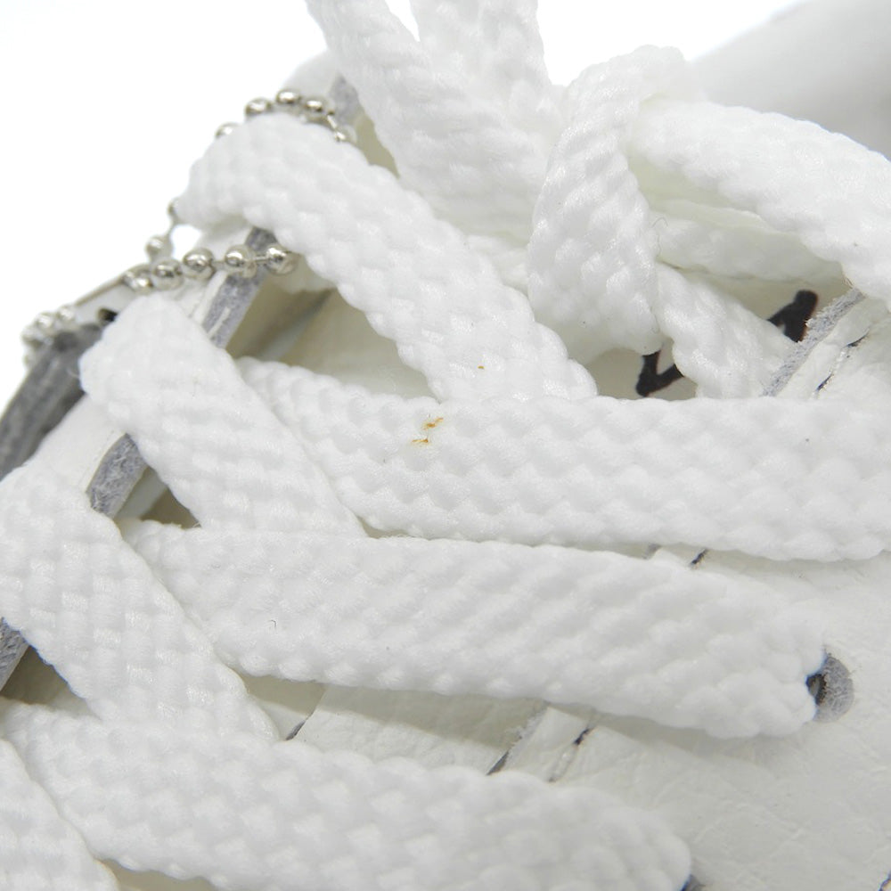 Sangacio サンガッチョ 未使用 SG8 にゅ～ず レザー アートワークデザイン ローカットスニーカー メンズ ホワイト 25.0cm シューズ 7(US)