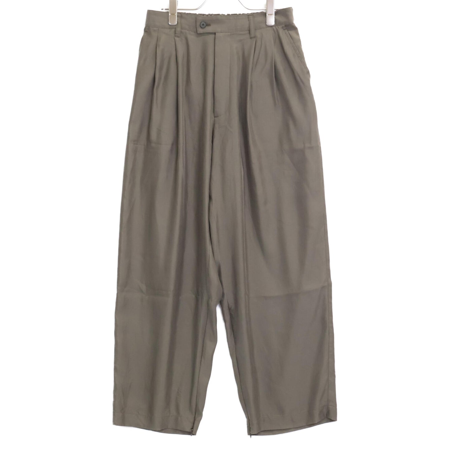 ssstein/stein シュタイン 24SS ST.836 ｶｰｷ CUPRO WIDE EASY TROUSERS ボトムス S