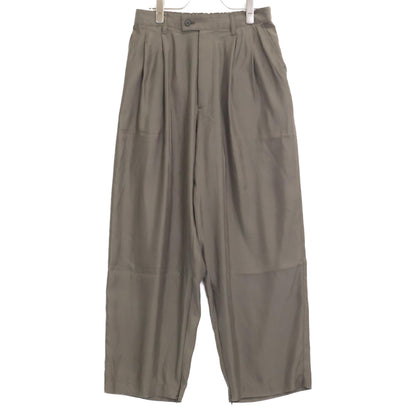 ssstein/stein シュタイン 24SS ST.836 ｶｰｷ CUPRO WIDE EASY TROUSERS ボトムス S