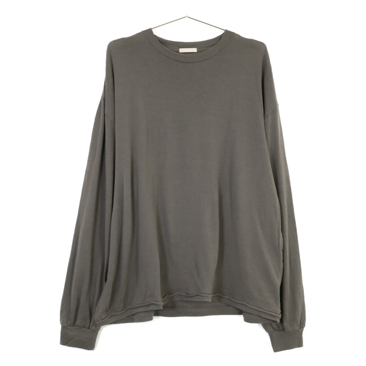 ULTERIOR アルテリア ULCS84-HC149 SAGE/ｶｰｷ ｽｰﾊﾟｰﾌｧｲﾝ ｳｰﾙ ｺｯﾄﾝ ﾌﾟﾙｵｰﾊﾞｰ トップス 4