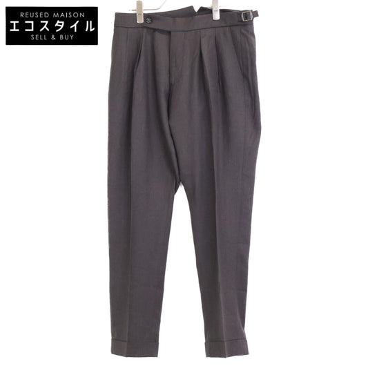 BERWICH ベルウィッチ RD5470 ﾌﾞﾗｳﾝ SCOTCH ｳｰﾙｻｷｿﾆｰ2ｲﾝﾌﾟﾘｰﾂｸﾛｯﾌﾟﾄﾞﾊﾟﾝﾂ ボトムス 46