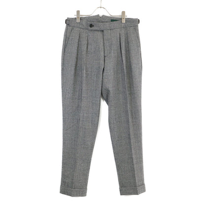 BERWICH ベルウィッチ RG1526X ｸﾞﾚｰ SCOTCH ｻｲﾄﾞﾞｱｼﾞｬｽﾀｰｸﾞﾚﾝﾁｪｯｸ2ｲﾝﾌﾟﾘｰﾂｸﾛｯﾌﾟﾄﾞﾊﾟﾝﾂ ボトムス 46