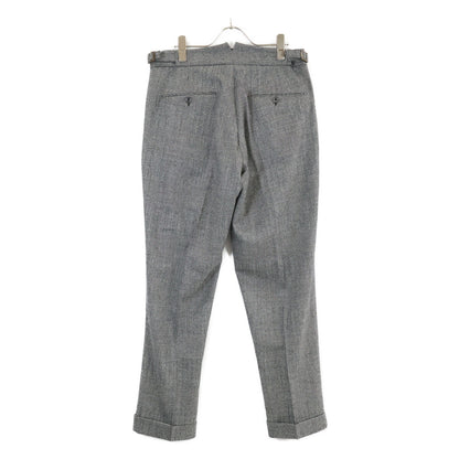 BERWICH ベルウィッチ RG1526X ｸﾞﾚｰ SCOTCH ｻｲﾄﾞﾞｱｼﾞｬｽﾀｰｸﾞﾚﾝﾁｪｯｸ2ｲﾝﾌﾟﾘｰﾂｸﾛｯﾌﾟﾄﾞﾊﾟﾝﾂ ボトムス 46