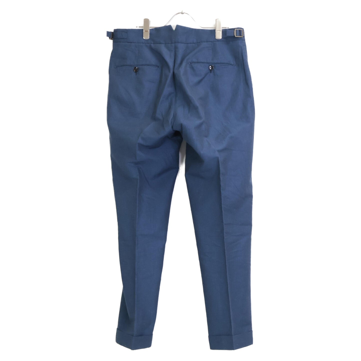 BERWICH ベルウィッチ SB1543 ﾌﾞﾙｰ SCOTCH ｺｯﾄﾝﾘﾈﾝ 2ｲﾝﾌﾟﾘｰﾂｸﾛｯﾌﾟﾄﾞﾊﾟﾝﾂ ボトムス 48