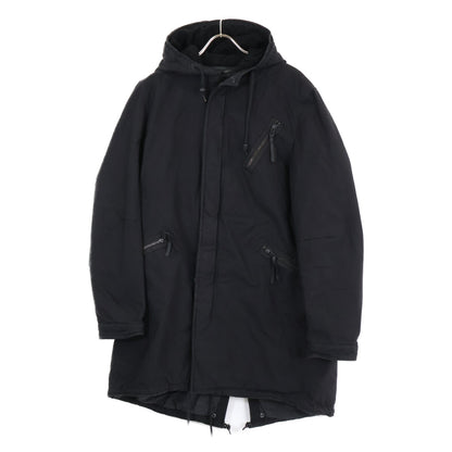 AllSaints オールセインツ オイルドコットン ミリタリー モッズ コート XL