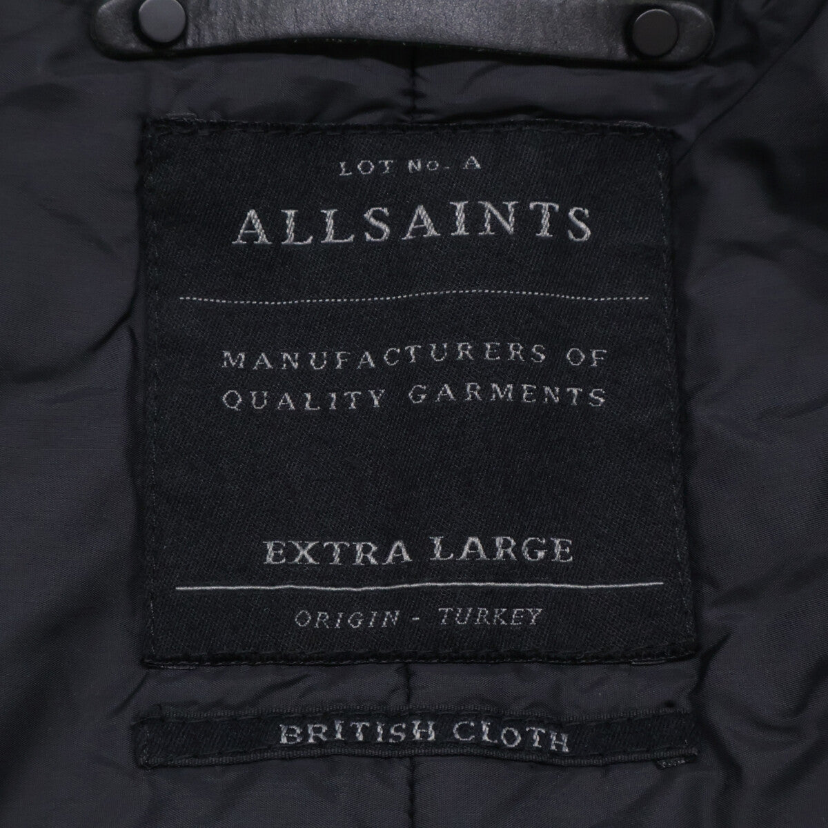 AllSaints オールセインツ オイルドコットン ミリタリー モッズ コート XL