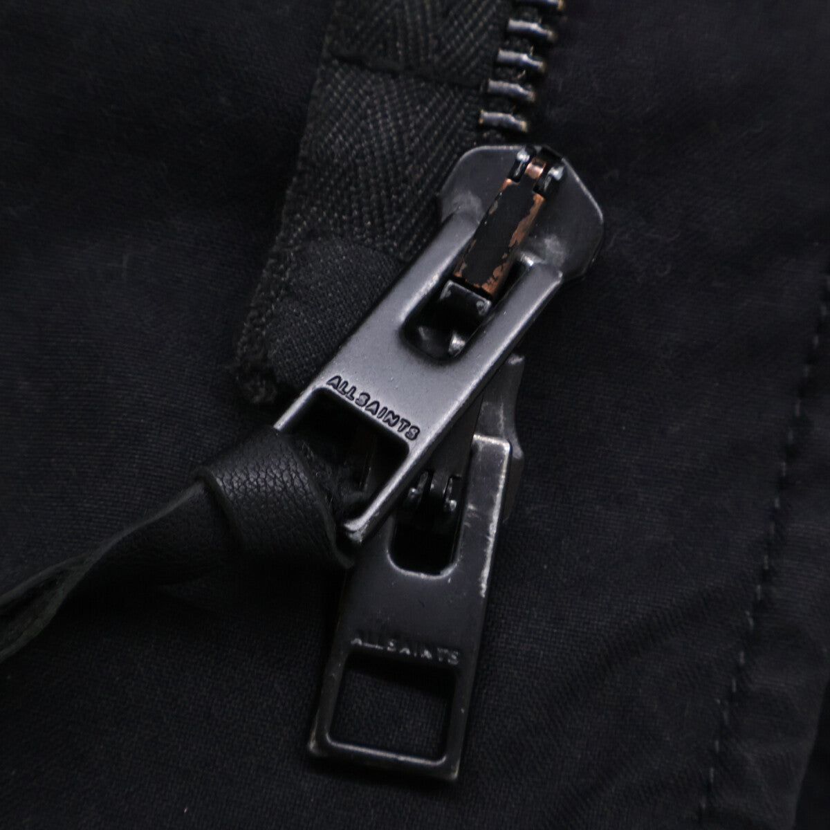 AllSaints オールセインツ オイルドコットン ミリタリー モッズ コート XL