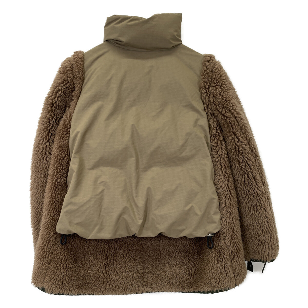 sacai サカイ 22AW 22-06402 ﾍﾞｰｼﾞｭ Faux Shearling x Padded Blouson 切り替えﾊﾟﾃｯﾄﾞﾌﾞﾙｿﾞﾝ ジャケット 1