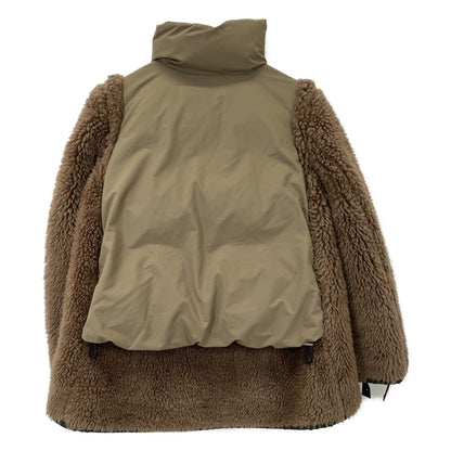 sacai サカイ 22AW 22-06402 ﾍﾞｰｼﾞｭ Faux Shearling x Padded Blouson 切り替えﾊﾟﾃｯﾄﾞﾌﾞﾙｿﾞﾝ ジャケット 1