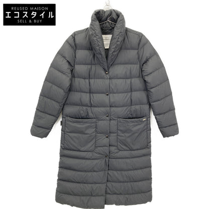 WOOLRICH ウールリッチ WWOU0509 ﾌﾞﾗｯｸ ELLIS COAT ｼｮｰﾙｶﾗｰﾀﾞｳﾝｺｰﾄ コート M