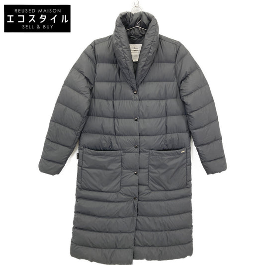 WOOLRICH ウールリッチ WWOU0509 ﾌﾞﾗｯｸ ELLIS COAT ｼｮｰﾙｶﾗｰﾀﾞｳﾝｺｰﾄ コート M