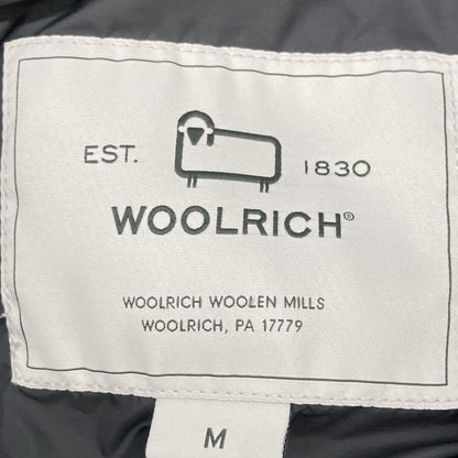 WOOLRICH ウールリッチ WWOU0509 ﾌﾞﾗｯｸ ELLIS COAT ｼｮｰﾙｶﾗｰﾀﾞｳﾝｺｰﾄ コート M