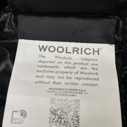 WOOLRICH ウールリッチ WWOU0509 ﾌﾞﾗｯｸ ELLIS COAT ｼｮｰﾙｶﾗｰﾀﾞｳﾝｺｰﾄ コート M