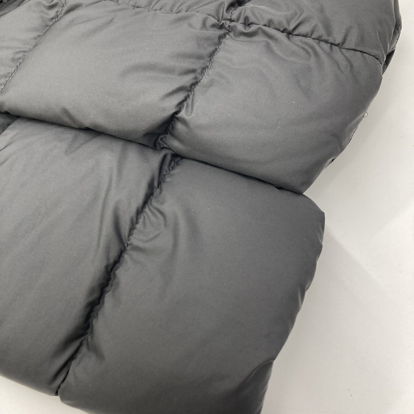 WOOLRICH ウールリッチ WWOU0509 ﾌﾞﾗｯｸ ELLIS COAT ｼｮｰﾙｶﾗｰﾀﾞｳﾝｺｰﾄ コート M