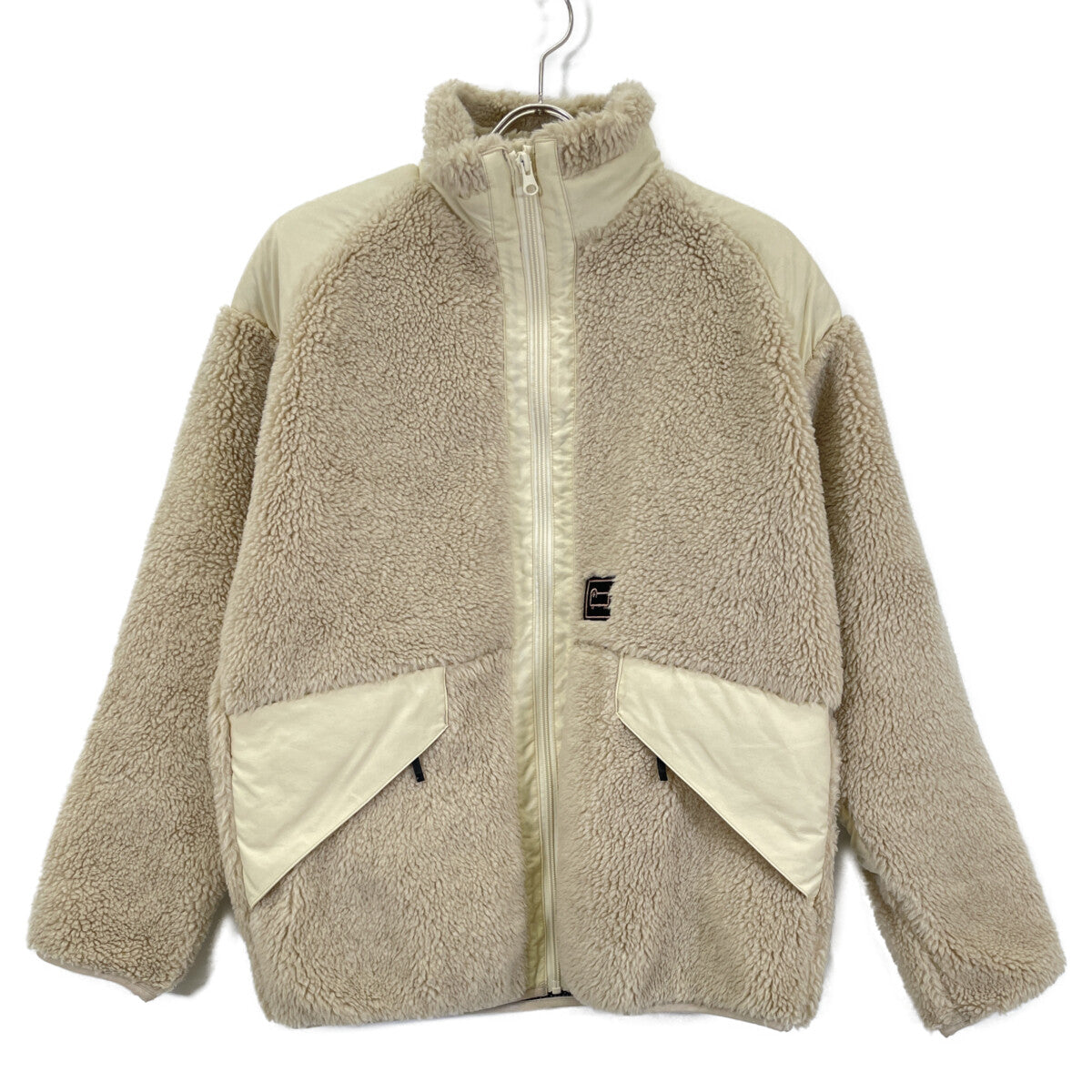WOOLRICH ウールリッチ WJOU0075BE ﾍﾞｰｼﾞｭ TERRA PILE FLEECE JACKET ﾊﾟｲﾙﾌﾘｰｽｼﾞｬｹｯﾄ ジャケット S