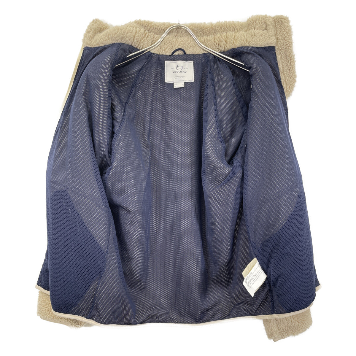 WOOLRICH ウールリッチ WJOU0075BE ﾍﾞｰｼﾞｭ TERRA PILE FLEECE JACKET ﾊﾟｲﾙﾌﾘｰｽｼﾞｬｹｯﾄ ジャケット S