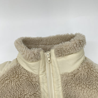 WOOLRICH ウールリッチ WJOU0075BE ﾍﾞｰｼﾞｭ TERRA PILE FLEECE JACKET ﾊﾟｲﾙﾌﾘｰｽｼﾞｬｹｯﾄ ジャケット S