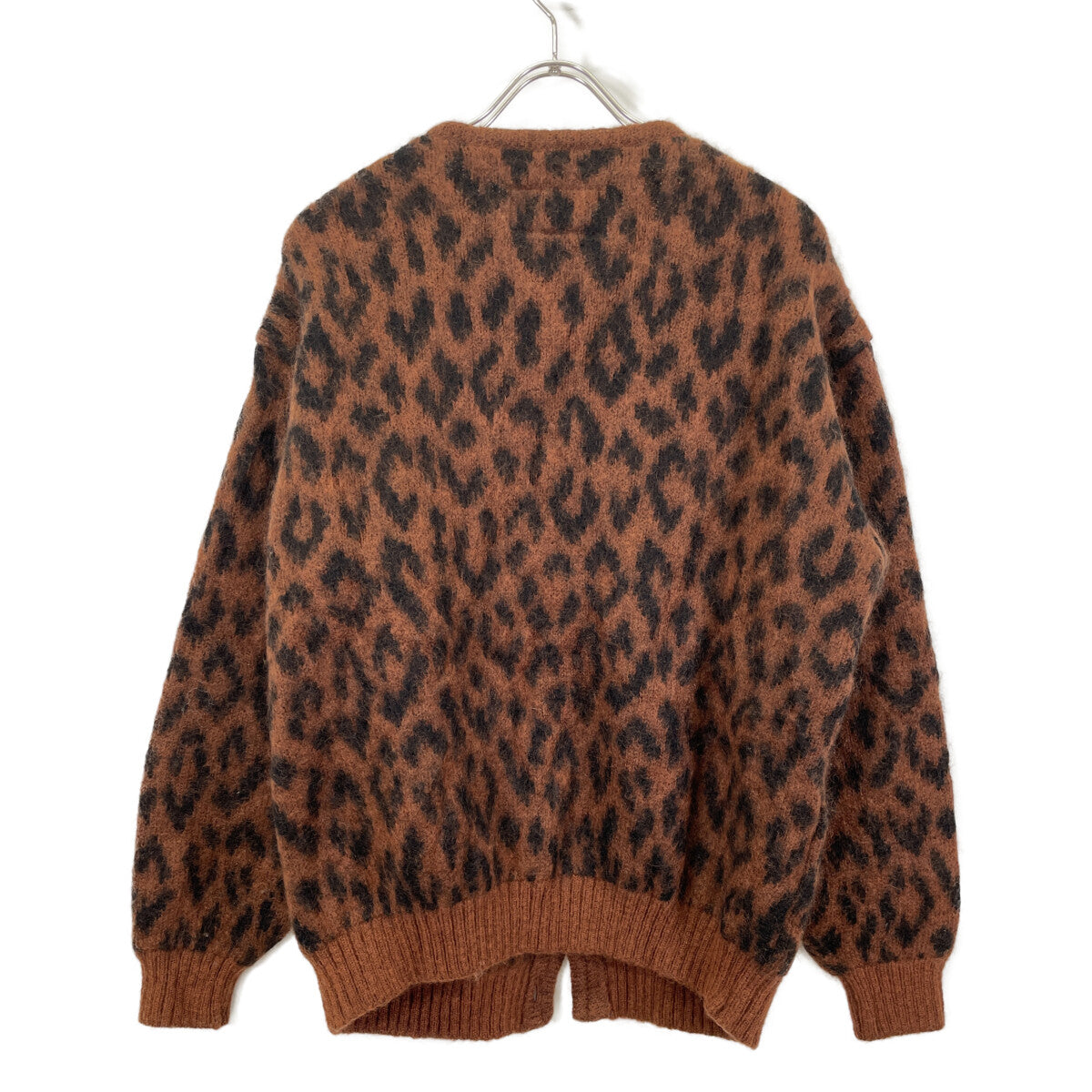 WACKO MARIA ワコマリア ﾌﾞﾗｳﾝ ﾓﾍｱ ﾚｵﾊﾟｰﾄﾞｶｰﾃﾞｨｶﾞﾝ トップス Ｌ