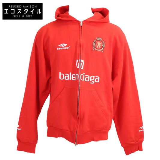 BALENCIAGA バレンシアガ 【新品同様/国内正規/23年製】744457 Medium Fit Zip-up Hoodie ジップアップ パーカー/ トップス XS