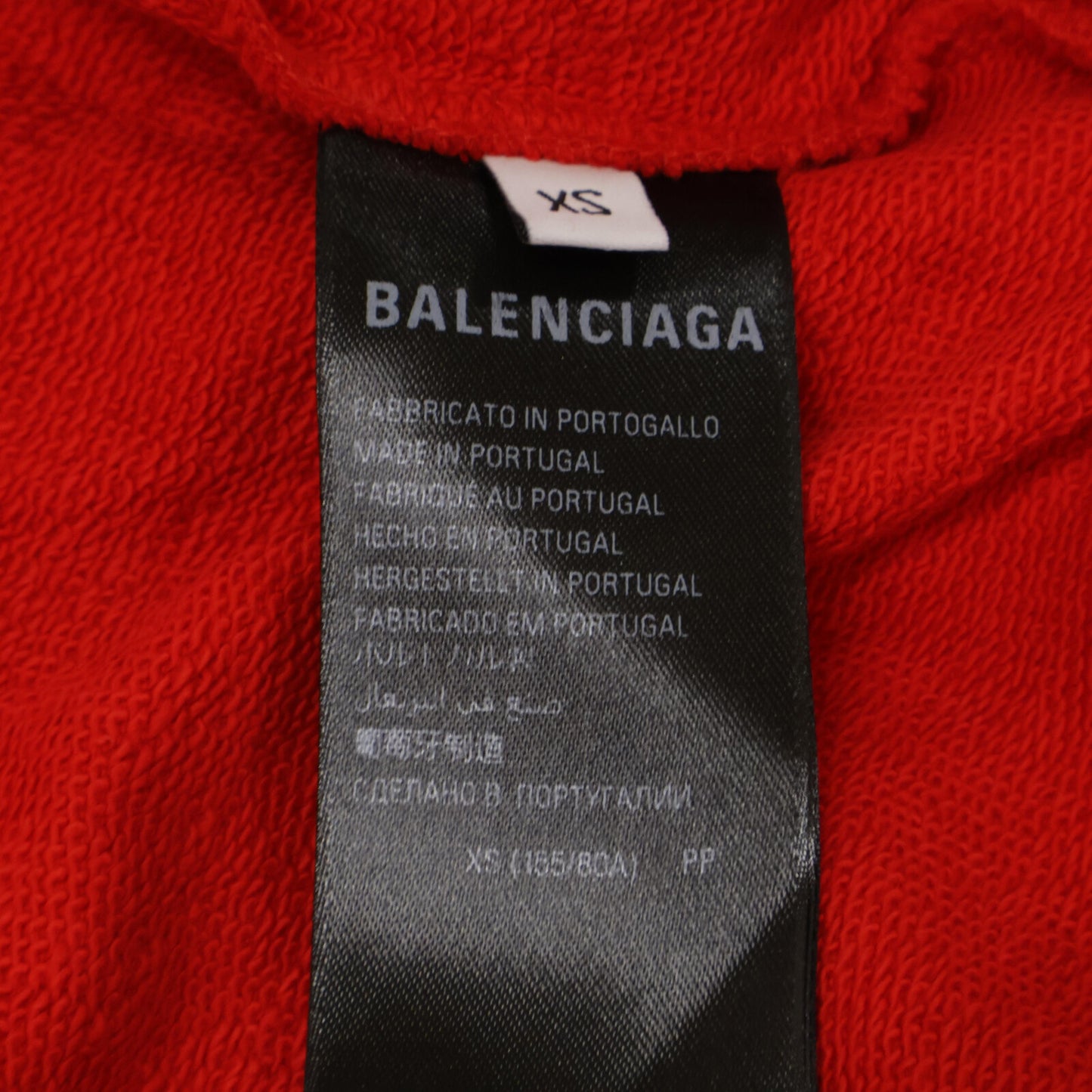 BALENCIAGA バレンシアガ 【新品同様/国内正規/23年製】744457 Medium Fit Zip-up Hoodie ジップアップ パーカー/ トップス XS
