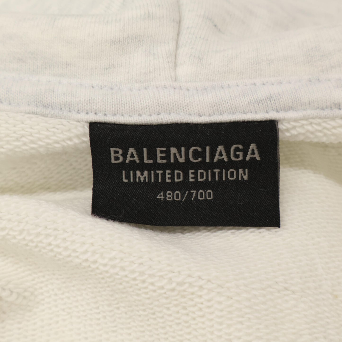 BALENCIAGA バレンシアガ 【新品同様/国内正規/23年製】744457 700/480 LIMITED EDITION archive Medium Fit Zip-up Hoodie ジップアップ パーカー/ トップス S