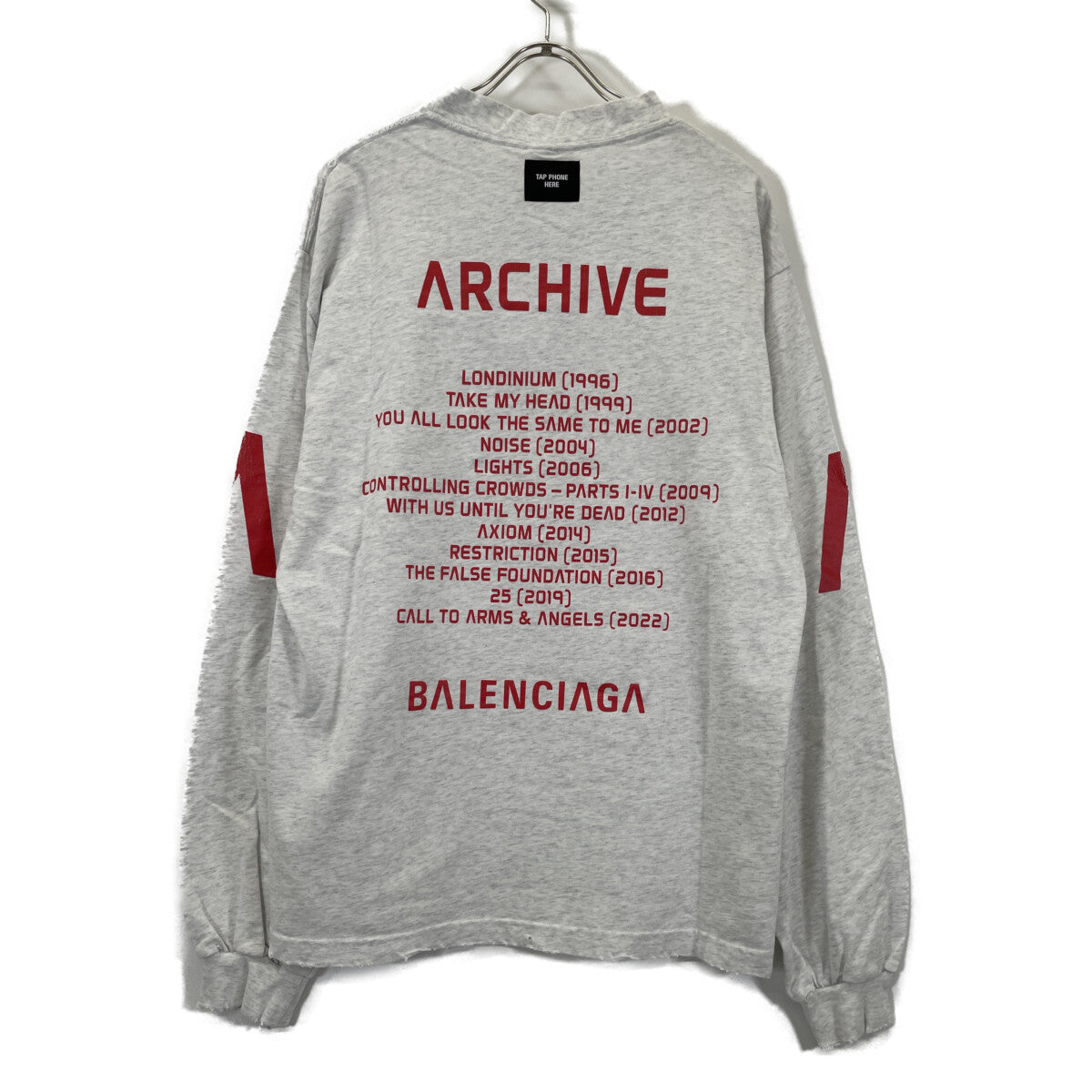 BALENCIAGA バレンシアガ 24SS 781245 ｸﾞﾚｰ LIMITED EDITION archive Medium Fit T-Shirt トップス S