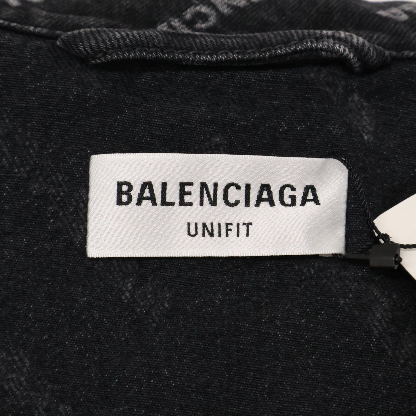 BALENCIAGA バレンシアガ 【新品同様/国内正規】675208 USED加工 BBモノグラム デニム ジャケット XS