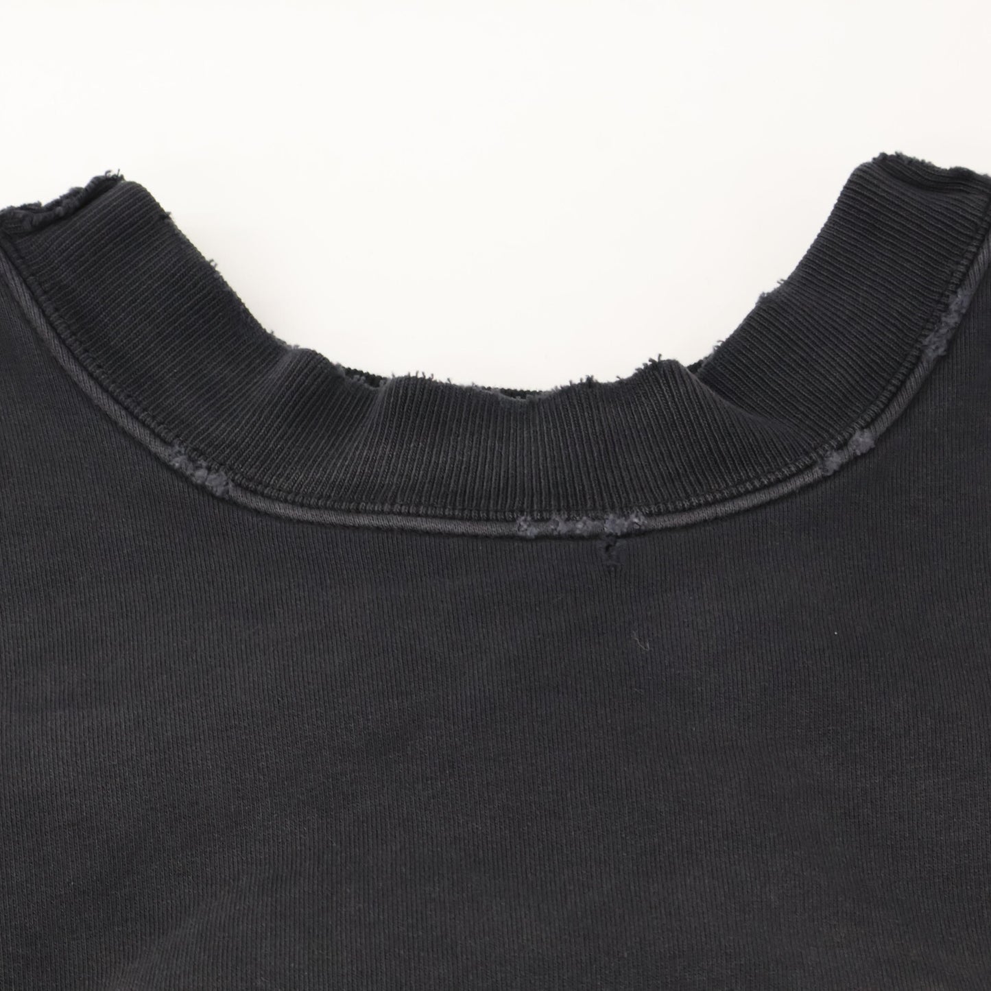 BALENCIAGA バレンシアガ 【新品同様/国内正規/23年製】791614 Double Front Crew ダブルフロント ダメージ加工 スウェットシャツ/ トップス S