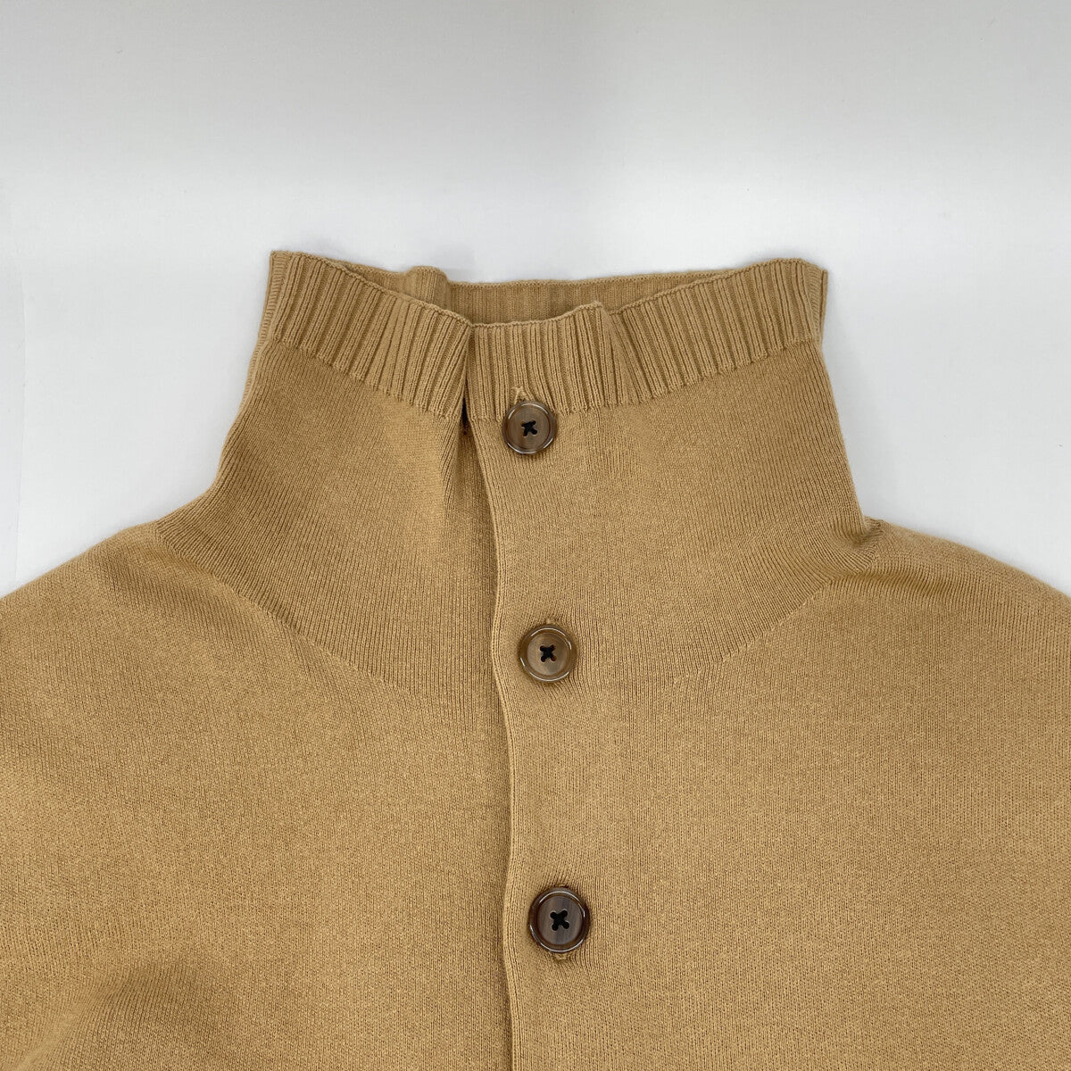 CABaN キャバン ﾌﾞﾗｳﾝ ｶｼﾐﾔ混 ﾊｲﾈｯｸ ﾛﾝｸﾞｼﾞﾚ ﾆｯﾄﾜﾝﾋﾟｰｽ ワンピース F