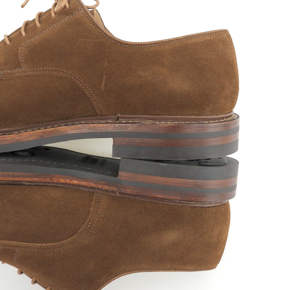 Crockett&Jones クロケット＆ジョーンズ 新品同様 セッジムーア3 ダイナイトソール プレーントゥダービーシューズ 26388A-S05D2 378ラスト シューズ 8 1/2E