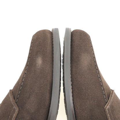 Crockett&Jones クロケット＆ジョーンズ 新品同様 ボストン2 スエード シティソール コインローファー メンズ 9E 26224A-S02C2 376ラスト シューズ 9E