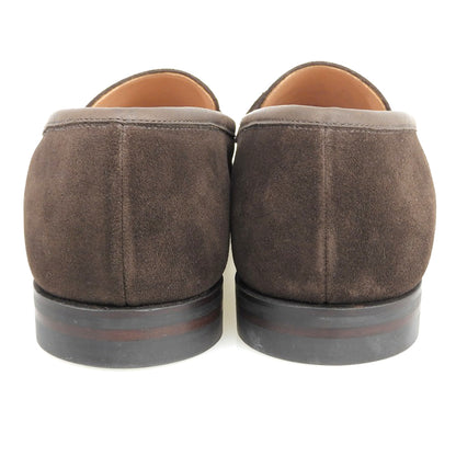 Crockett&Jones クロケット＆ジョーンズ 新品同様 ボストン2 スエード シティソール コインローファー メンズ 9E 26224A-S02C2 376ラスト シューズ 9E