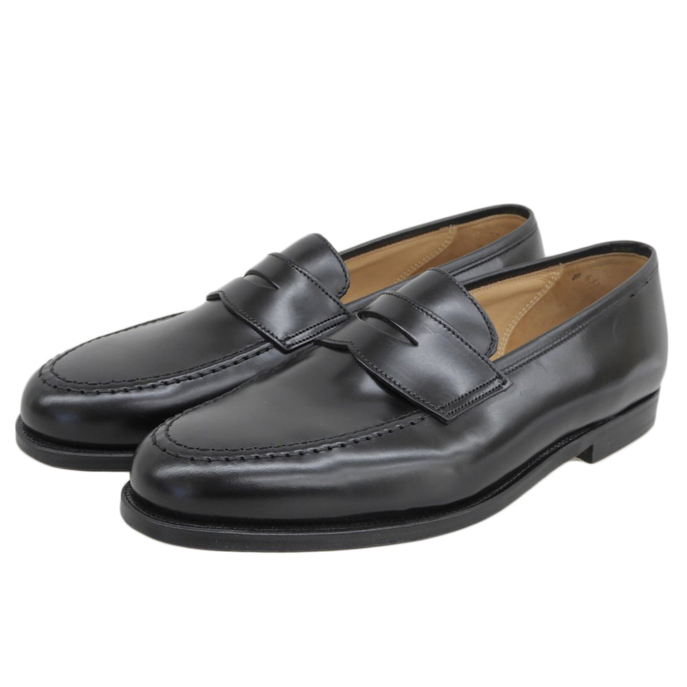 Crockett&Jones クロケット＆ジョーンズ 新品同様 ボストン キャバルリーカーフ グッドイヤーウェルト ローファー 28363A-D11L1 314ラスト シューズ 8 1/2E