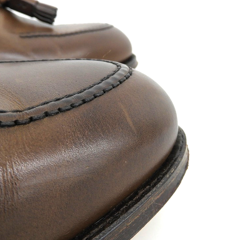 Crockett&Jones クロケット＆ジョーンズ 美品 キャベンディッシュ2 バーニッシュドカーフ タッセルローファー 9E 29376A-B02L1 325ラスト シューズ 9E