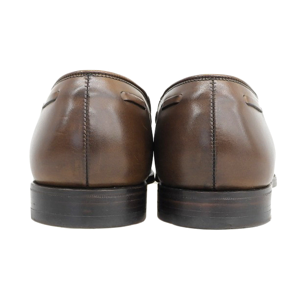 Crockett&Jones クロケット＆ジョーンズ 美品 キャベンディッシュ2 バーニッシュドカーフ タッセルローファー 9E 29376A-B02L1 325ラスト シューズ 9E