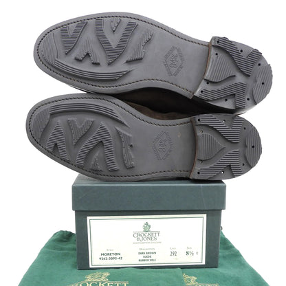 Crockett&Jones クロケット＆ジョーンズ 新品同様 モールトン リッジウェイソール Uチップダービーシューズ 8 1/2 9262-3095-42 292ラスト シューズ 8 1/2E