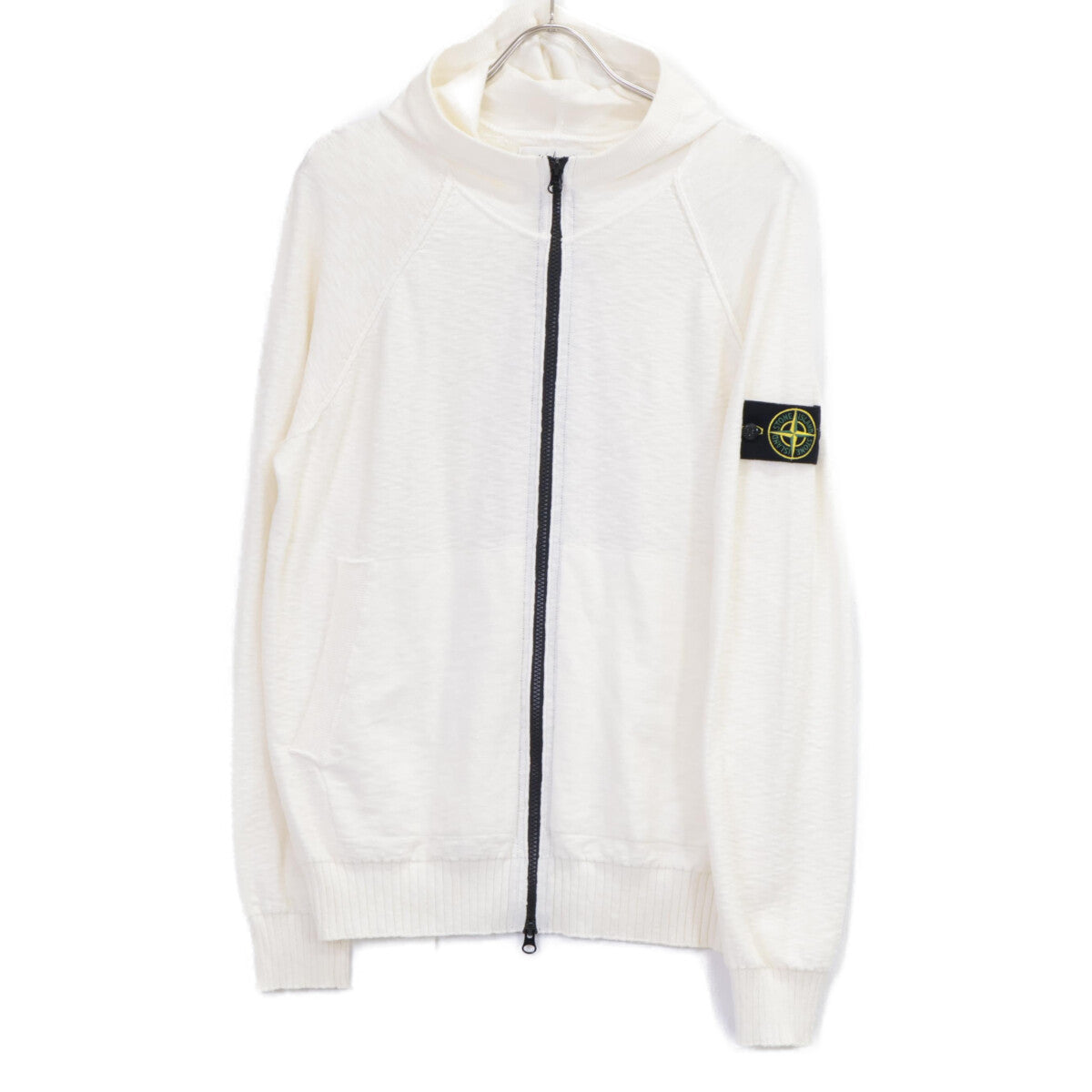 STONE ISLAND ストーンアイランド 【美品/国内正規】7015536B0 Melange Zip Hood Cardigan ジップアップ フーディカーディガン/ トップス M