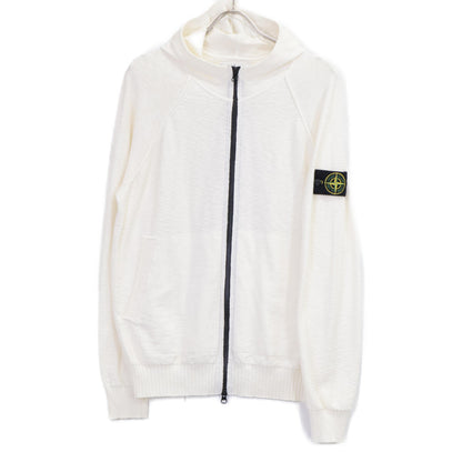 STONE ISLAND ストーンアイランド 【美品/国内正規】7015536B0 Melange Zip Hood Cardigan ジップアップ フーディカーディガン/ トップス M