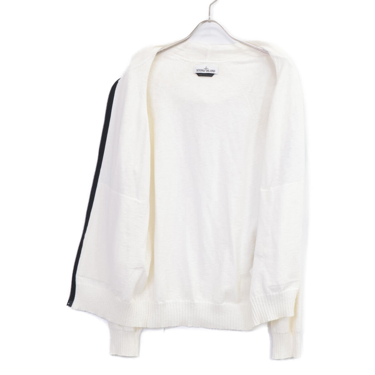 STONE ISLAND ストーンアイランド 【美品/国内正規】7015536B0 Melange Zip Hood Cardigan ジップアップ フーディカーディガン/ トップス M