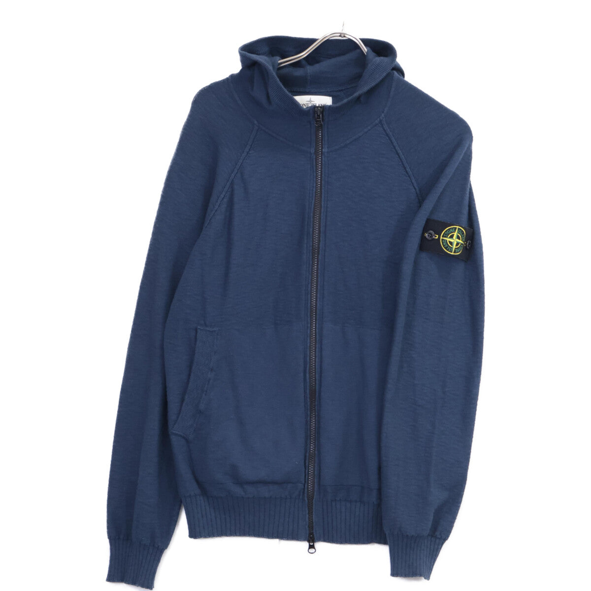 STONE ISLAND ストーンアイランド 【美品/国内正規】7015536B0 Melange Zip Hood Cardigan ジップアップ フーディカーディガン トップス M