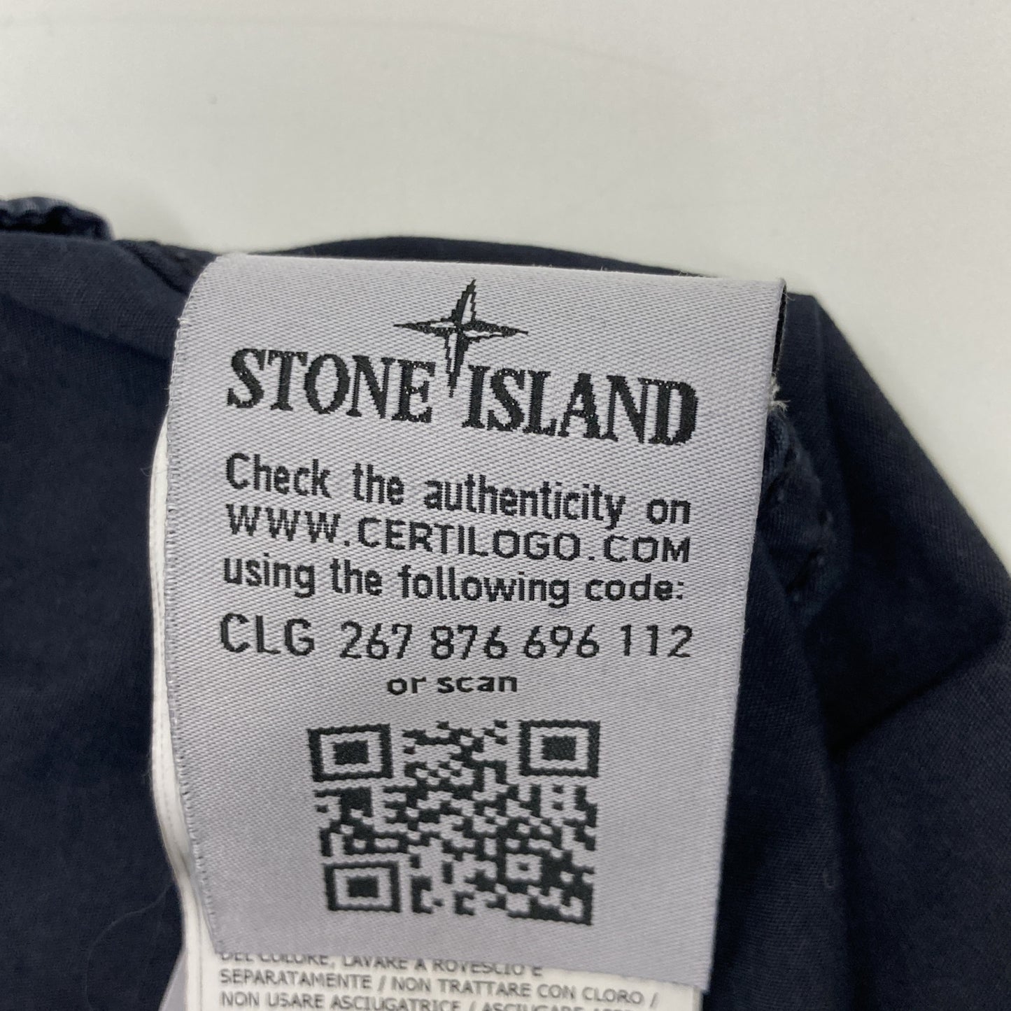 STONE ISLAND ストーンアイランド 7415117WN ﾈｲﾋﾞｰ ｺｯﾄﾝ ｶﾞｰﾒﾝﾄﾀﾞｲ OLD EFFECT ZIP OVERSHIRT ジャケット M