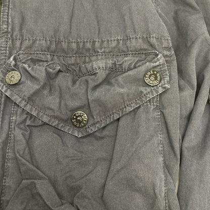 STONE ISLAND ストーンアイランド 7415117WN ﾈｲﾋﾞｰ ｺｯﾄﾝ ｶﾞｰﾒﾝﾄﾀﾞｲ OLD EFFECT ZIP OVERSHIRT ジャケット M