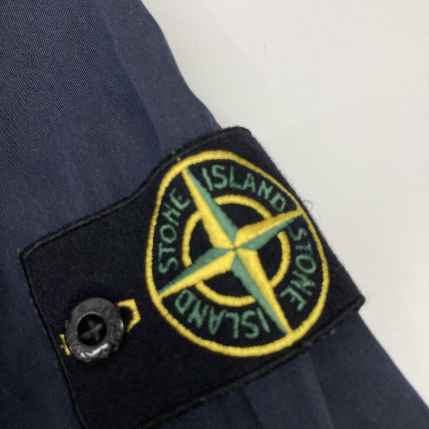 STONE ISLAND ストーンアイランド 7415117WN ﾈｲﾋﾞｰ ｺｯﾄﾝ ｶﾞｰﾒﾝﾄﾀﾞｲ OLD EFFECT ZIP OVERSHIRT ジャケット M
