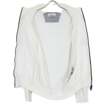 STONE ISLAND ストーンアイランド 【国内正規】6415562B2 アームロゴパッチ付 コットン ジップアップ ニット ジャケット M