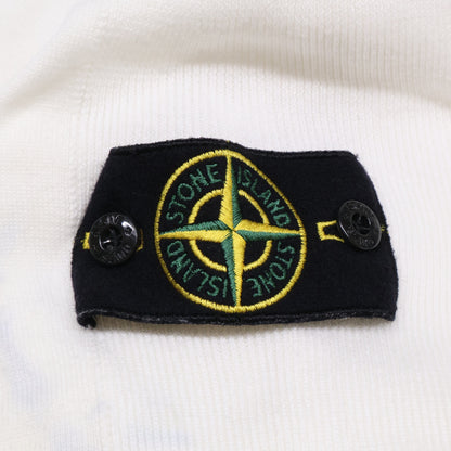 STONE ISLAND ストーンアイランド 【国内正規】6415562B2 アームロゴパッチ付 コットン ジップアップ ニット ジャケット M