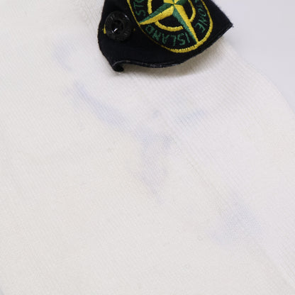 STONE ISLAND ストーンアイランド 【国内正規】6415562B2 アームロゴパッチ付 コットン ジップアップ ニット ジャケット M