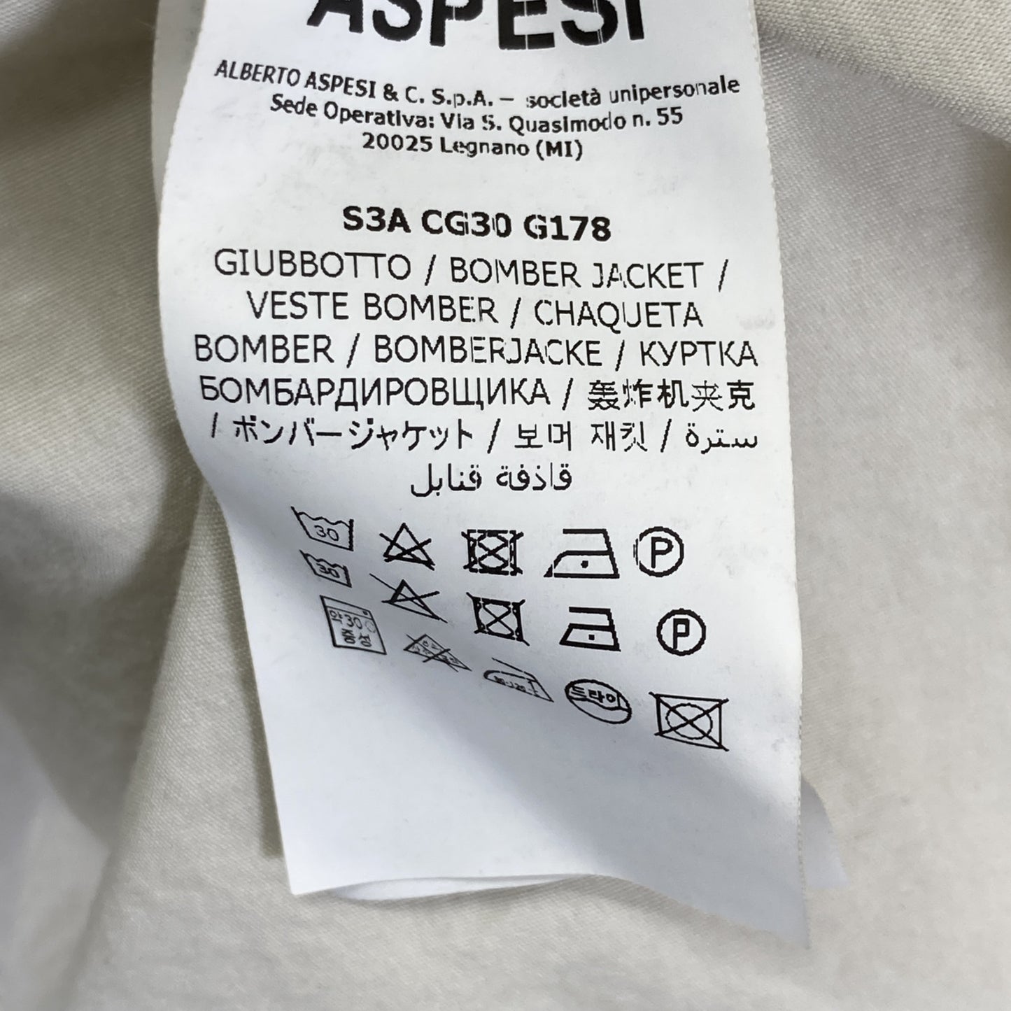 ASPESI アスペジ 8961806 ｱｲﾎﾞﾘｰ ｺｯﾄﾝ MINIFIELD VENTO M-65 ﾌｨｰﾙﾄﾞｼﾞｬｹｯﾄ ジャケット L