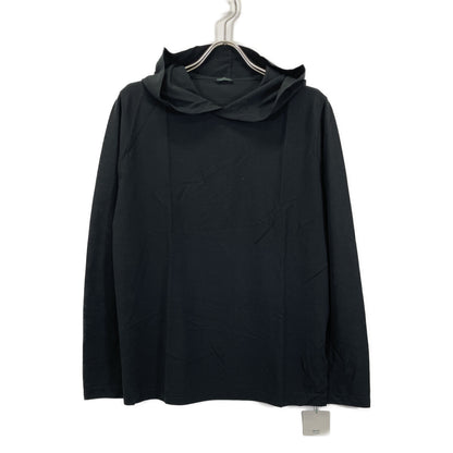 ZANONE ザノーネ 81M003 Z0380 ﾌﾞﾗｯｸ ｱｲｽｺｯﾄﾝ ﾌﾟﾙｵｰﾊﾞｰﾊﾟｰｶｰ トップス 48