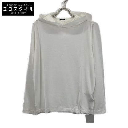 ZANONE ザノーネ 81M003 Z0380 ﾎﾜｲﾄ ｱｲｽｺｯﾄﾝ ﾌﾟﾙｵｰﾊﾞｰﾊﾟｰｶｰ トップス 48