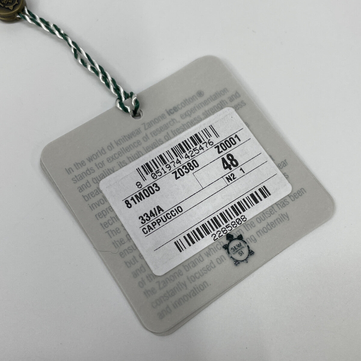 ZANONE ザノーネ 81M003 Z0380 ﾎﾜｲﾄ ｱｲｽｺｯﾄﾝ ﾌﾟﾙｵｰﾊﾞｰﾊﾟｰｶｰ トップス 48